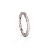 Anello Dilvdò Donna Eternity in Argento Zircone